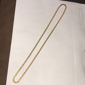 14k over SS 24” gold Infiniti necklace
